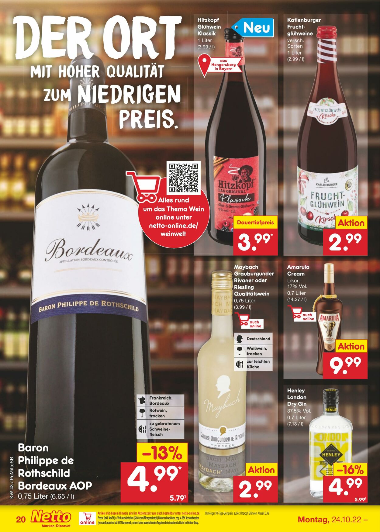 Prospekt Netto-Marken-Discount 24.10.2022 - 29.10.2022