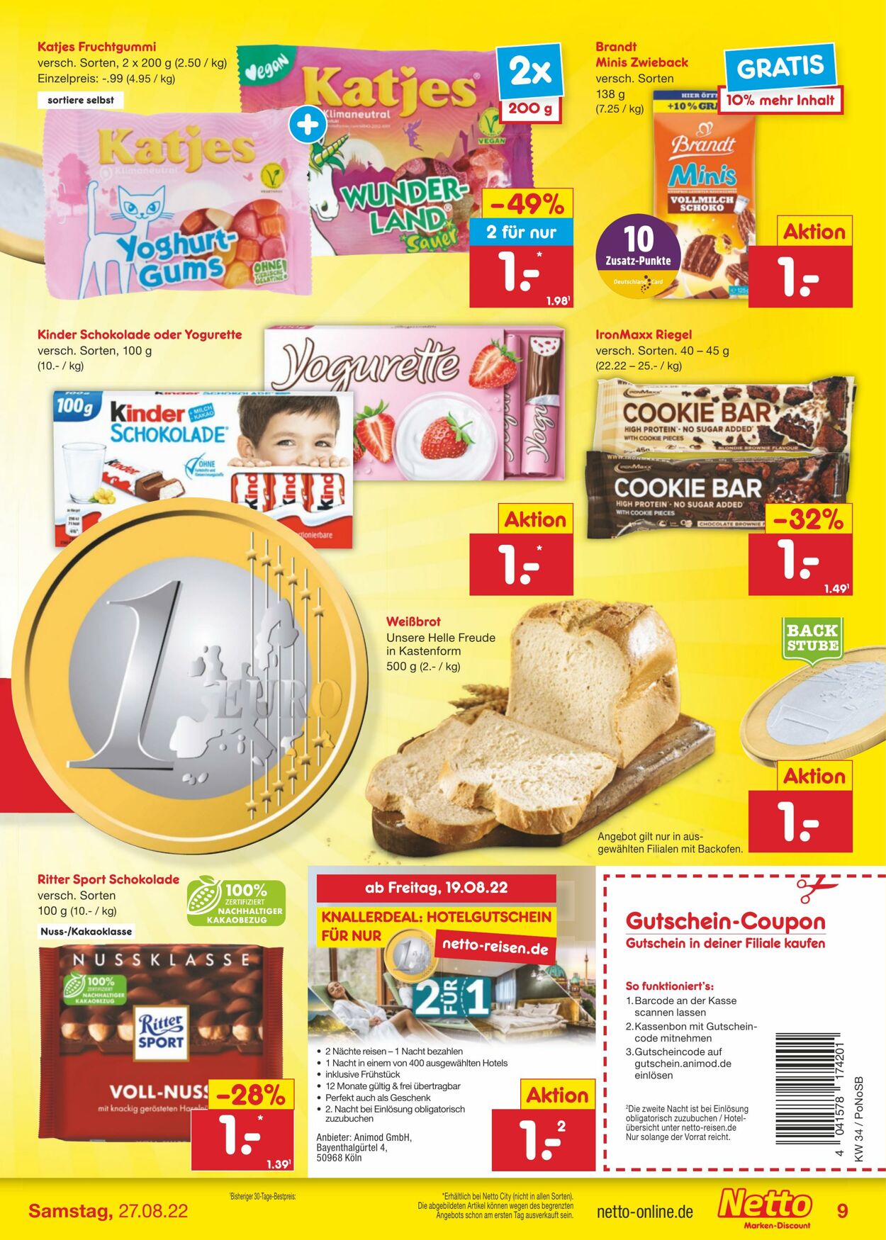 Prospekt Netto-Marken-Discount 22.08.2022 - 27.08.2022