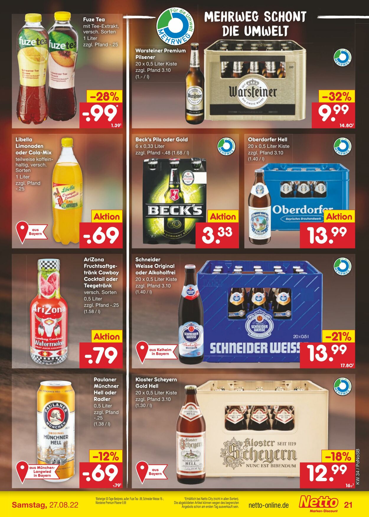 Prospekt Netto-Marken-Discount 22.08.2022 - 27.08.2022