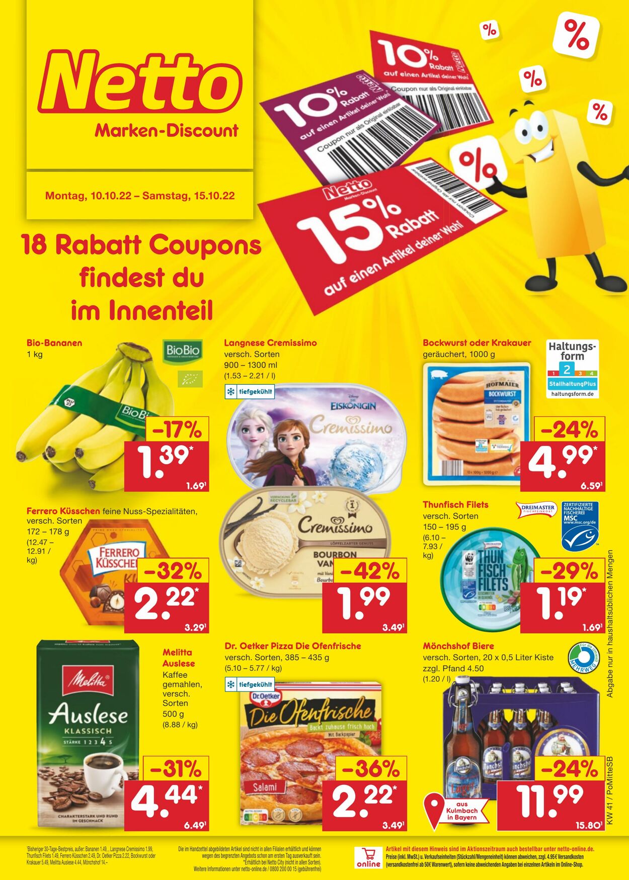 Prospekt Netto-Marken-Discount 10.10.2022 - 15.10.2022