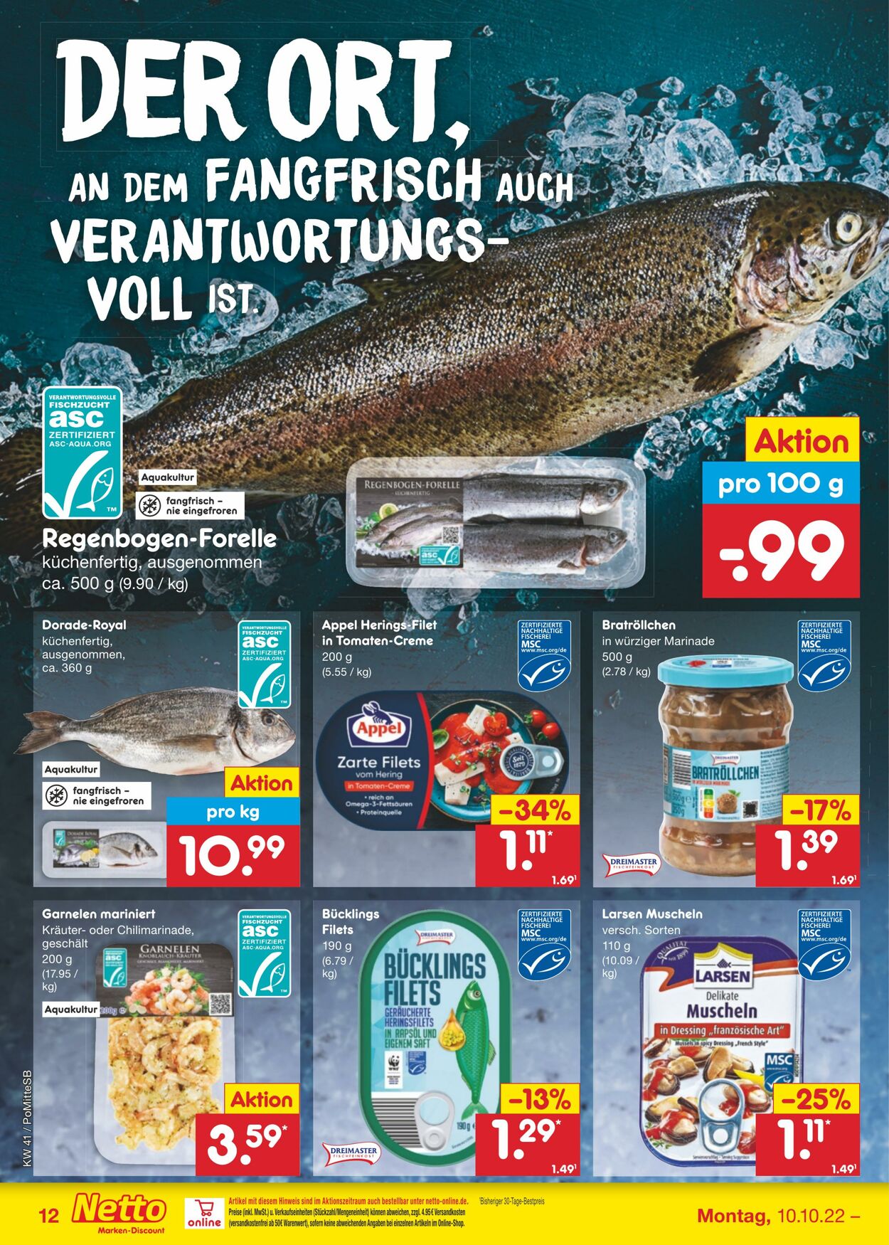 Prospekt Netto-Marken-Discount 10.10.2022 - 15.10.2022