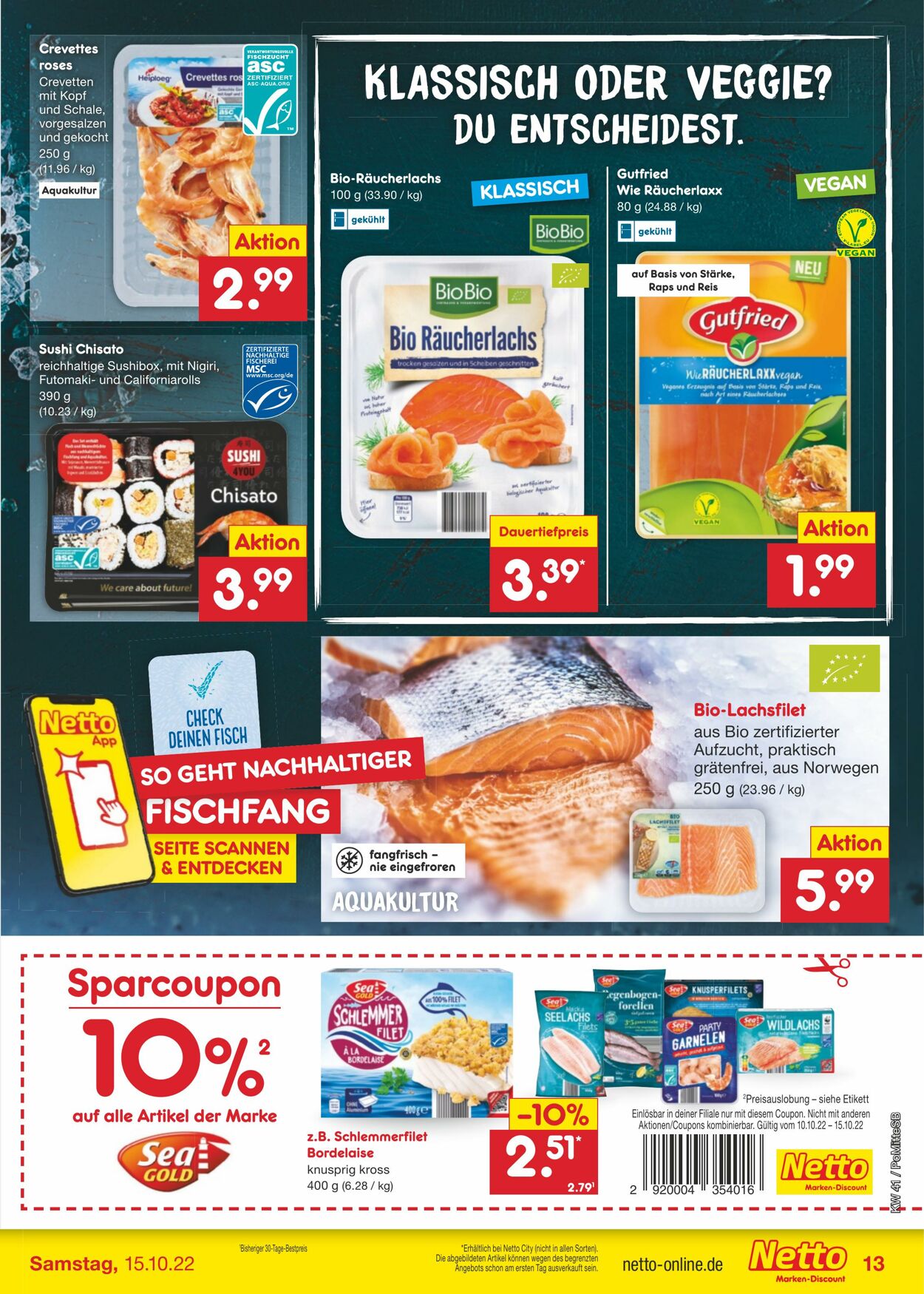 Prospekt Netto-Marken-Discount 10.10.2022 - 15.10.2022