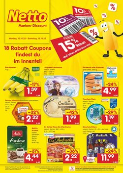 Prospekt Netto-Marken-Discount 10.10.2022 - 15.10.2022