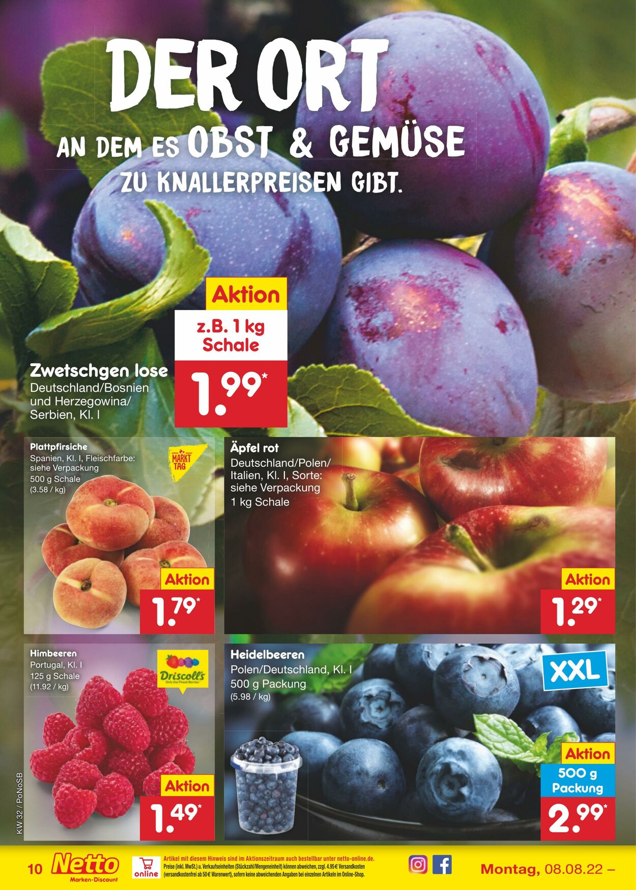 Prospekt Netto-Marken-Discount 08.08.2022 - 13.08.2022