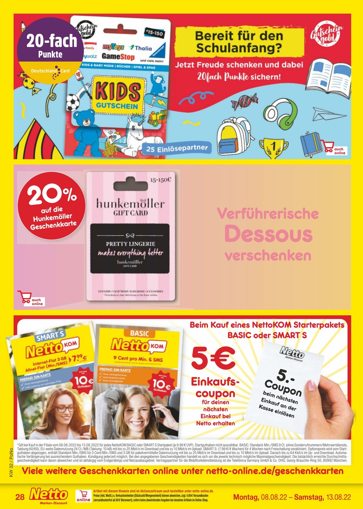 Prospekt Netto-Marken-Discount 08.08.2022 - 13.08.2022