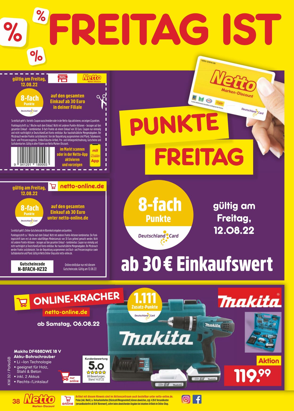 Prospekt Netto-Marken-Discount 08.08.2022 - 13.08.2022