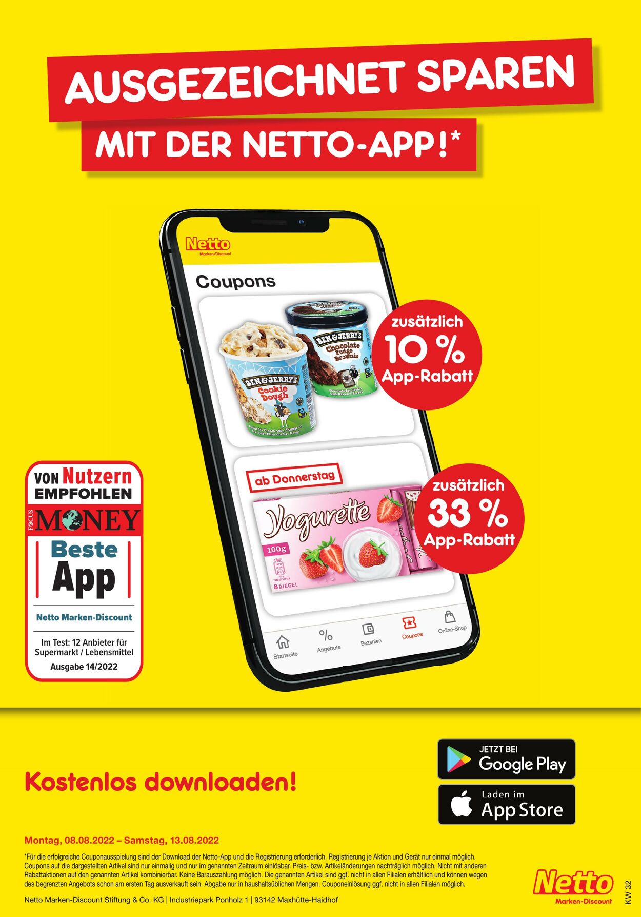 Prospekt Netto-Marken-Discount 08.08.2022 - 13.08.2022