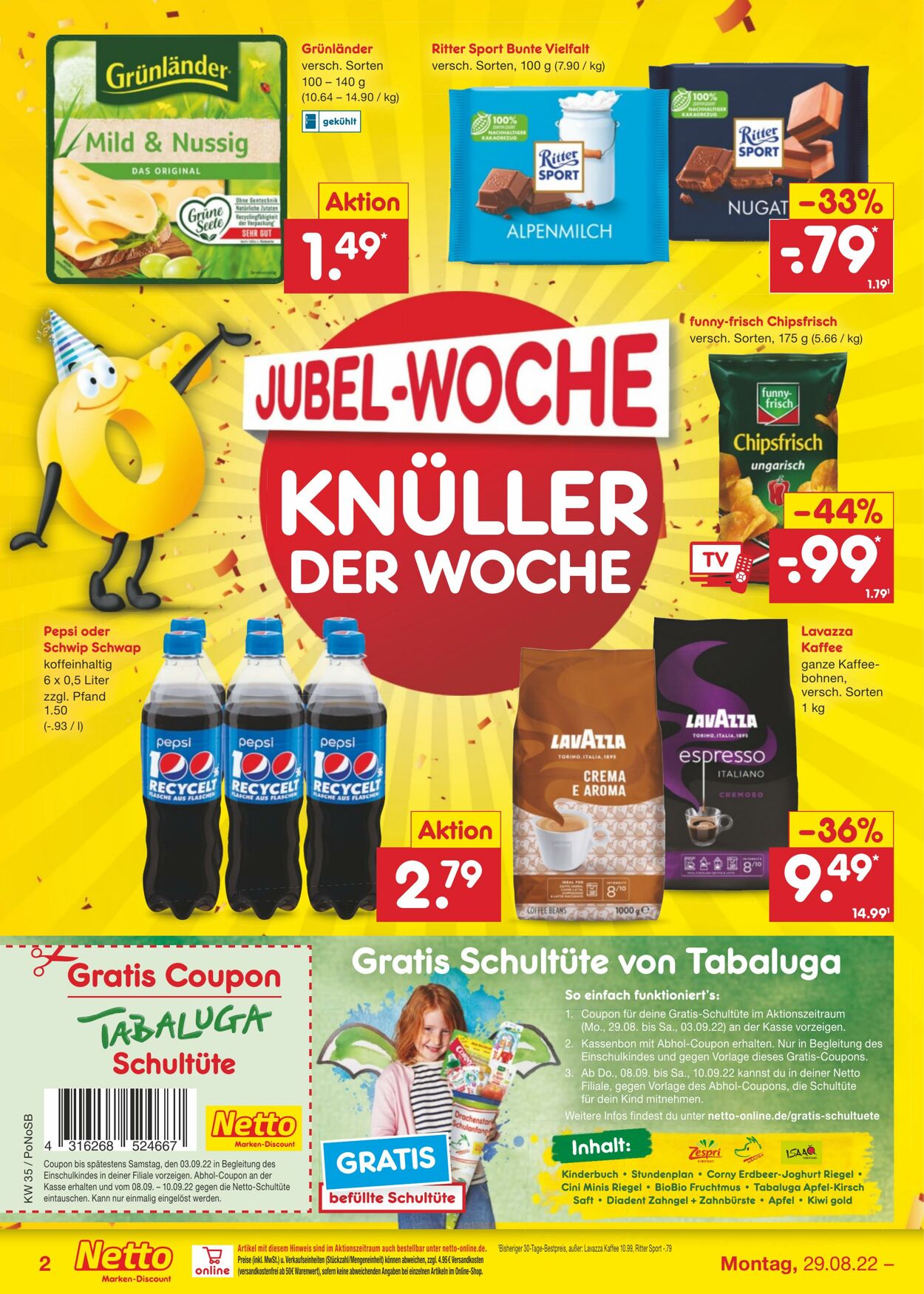 Prospekt Netto-Marken-Discount 29.08.2022 - 03.09.2022