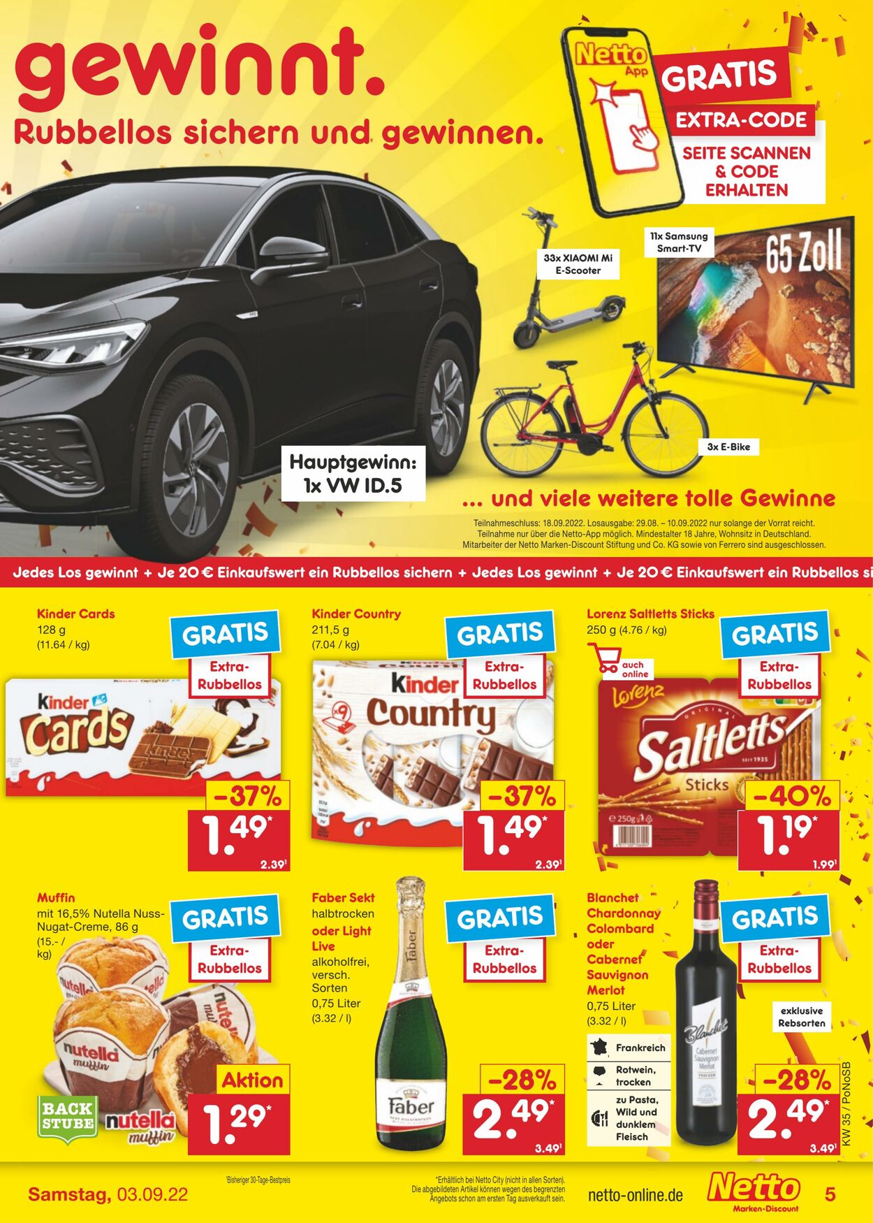 Prospekt Netto-Marken-Discount 29.08.2022 - 03.09.2022