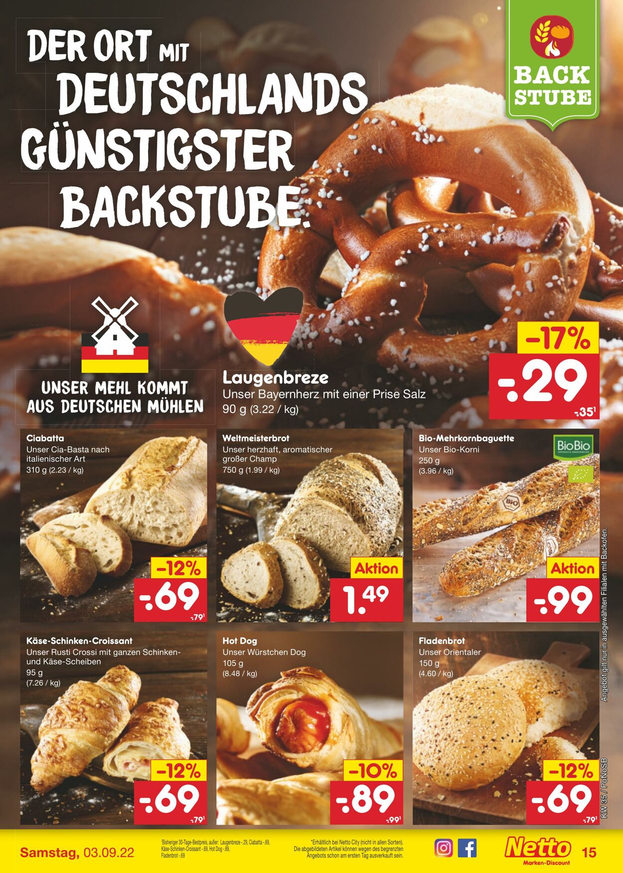 Prospekt Netto-Marken-Discount 29.08.2022 - 03.09.2022