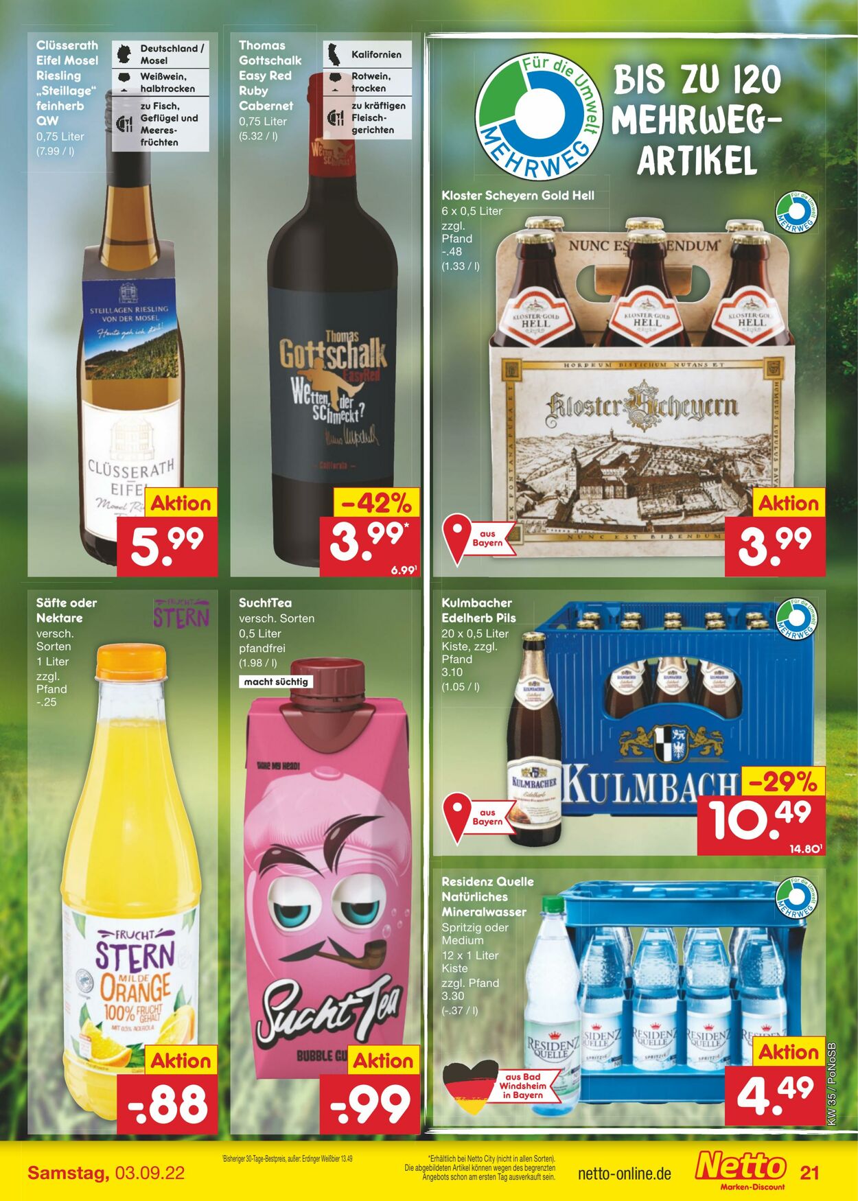 Prospekt Netto-Marken-Discount 29.08.2022 - 03.09.2022