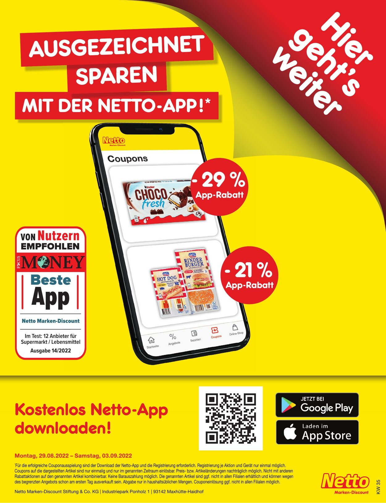 Prospekt Netto-Marken-Discount 29.08.2022 - 03.09.2022