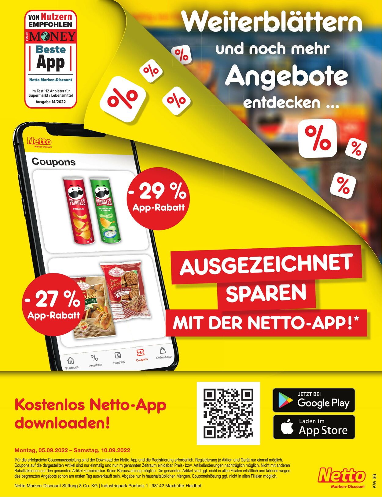 Prospekt Netto-Marken-Discount 05.09.2022 - 10.09.2022