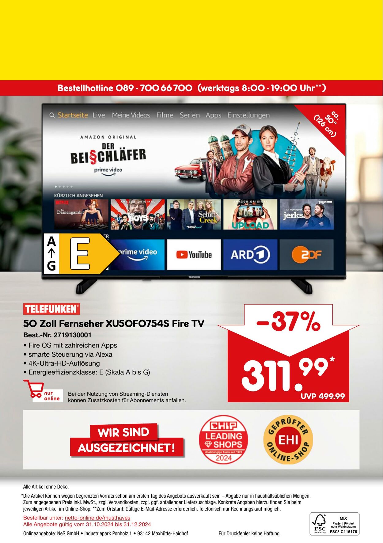 Prospekt Netto-Marken-Discount 31.10.2024 - 31.12.2024