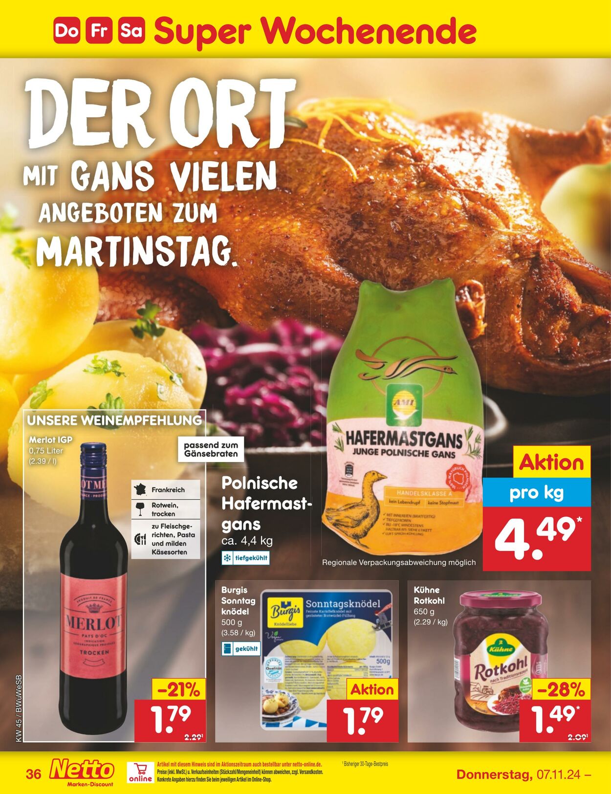 Prospekt Netto-Marken-Discount 04.11.2024 - 10.11.2024