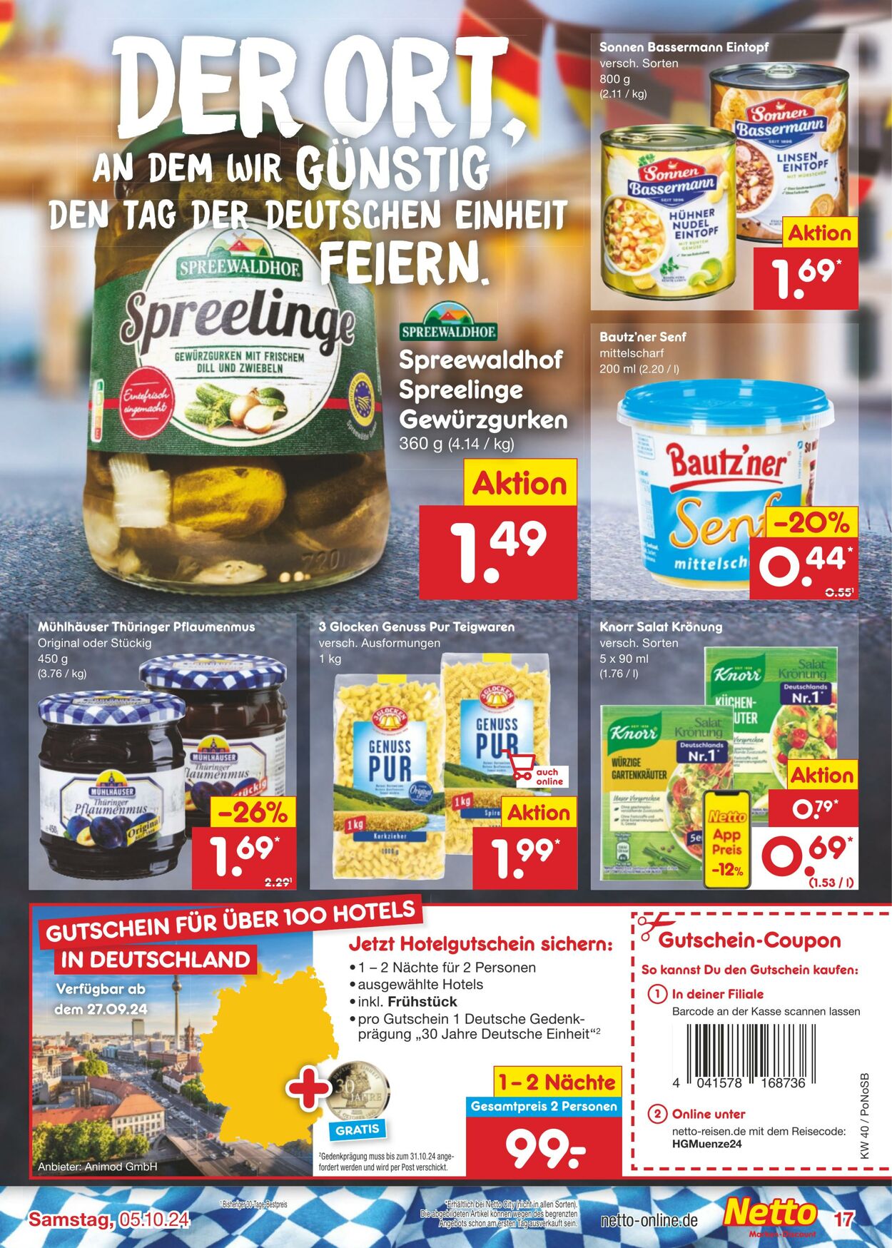 Prospekt Netto-Marken-Discount 30.09.2024 - 07.10.2024