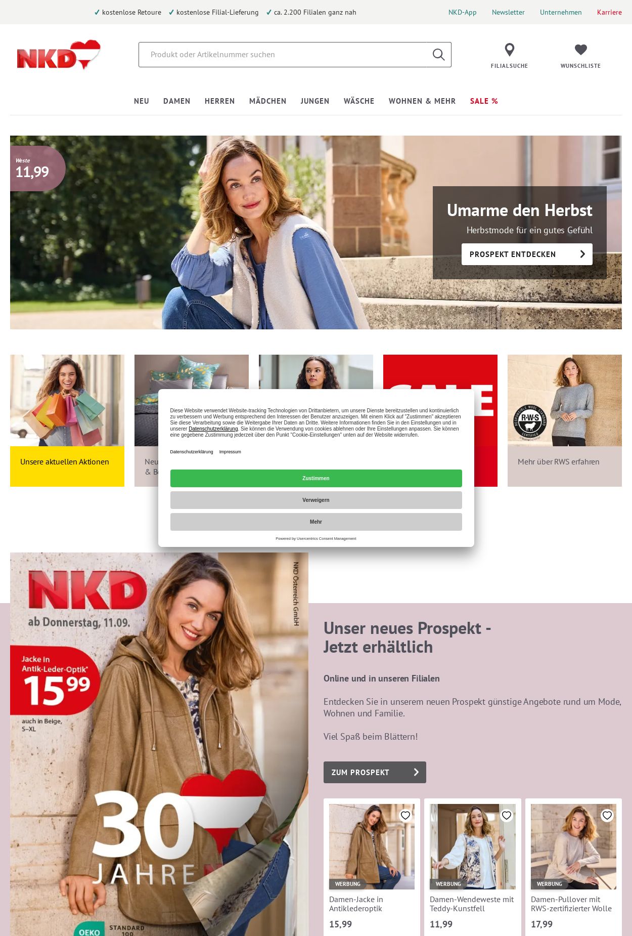 Prospekt NKD 15.09.2025 - 21.09.2025