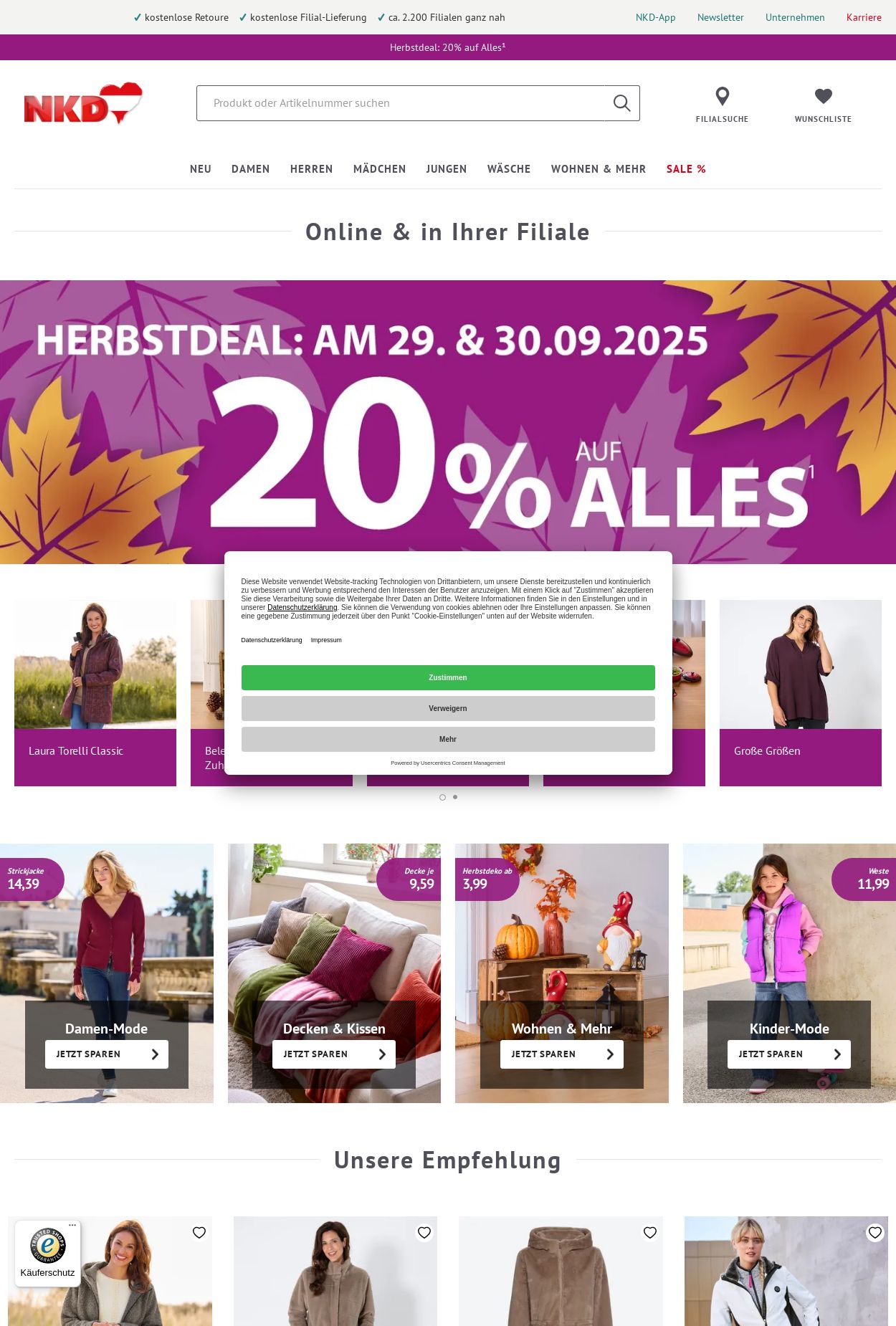 Prospekt NKD 29.09.2025 - 05.10.2025