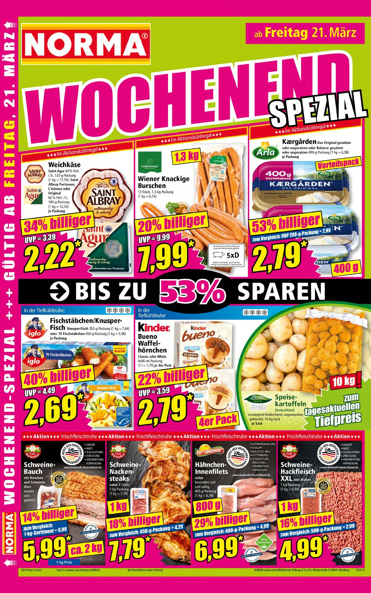 Prospekt Norma 17.03.2025 - 24.03.2025