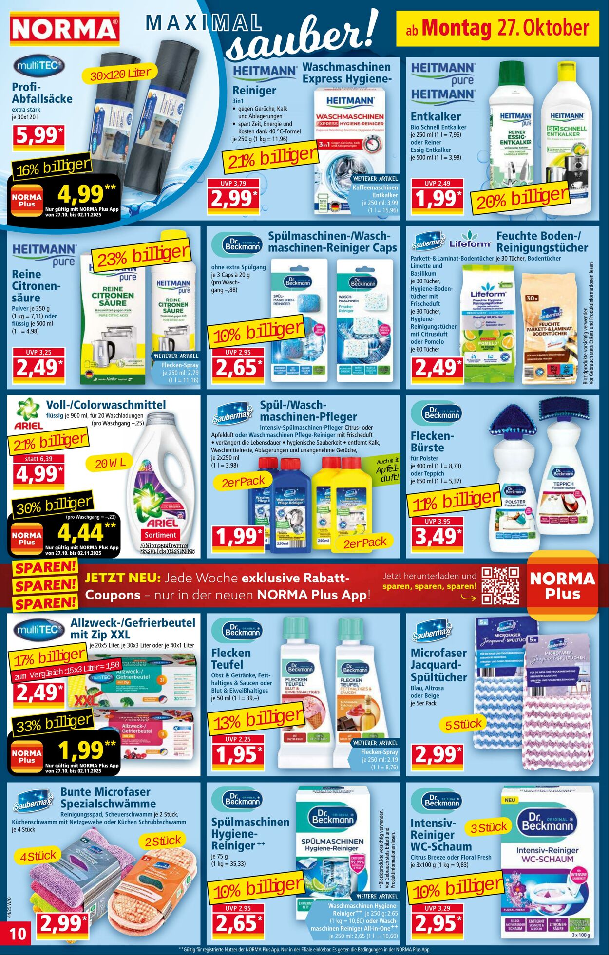 Prospekt Norma 13.10.2025 - 18.10.2025