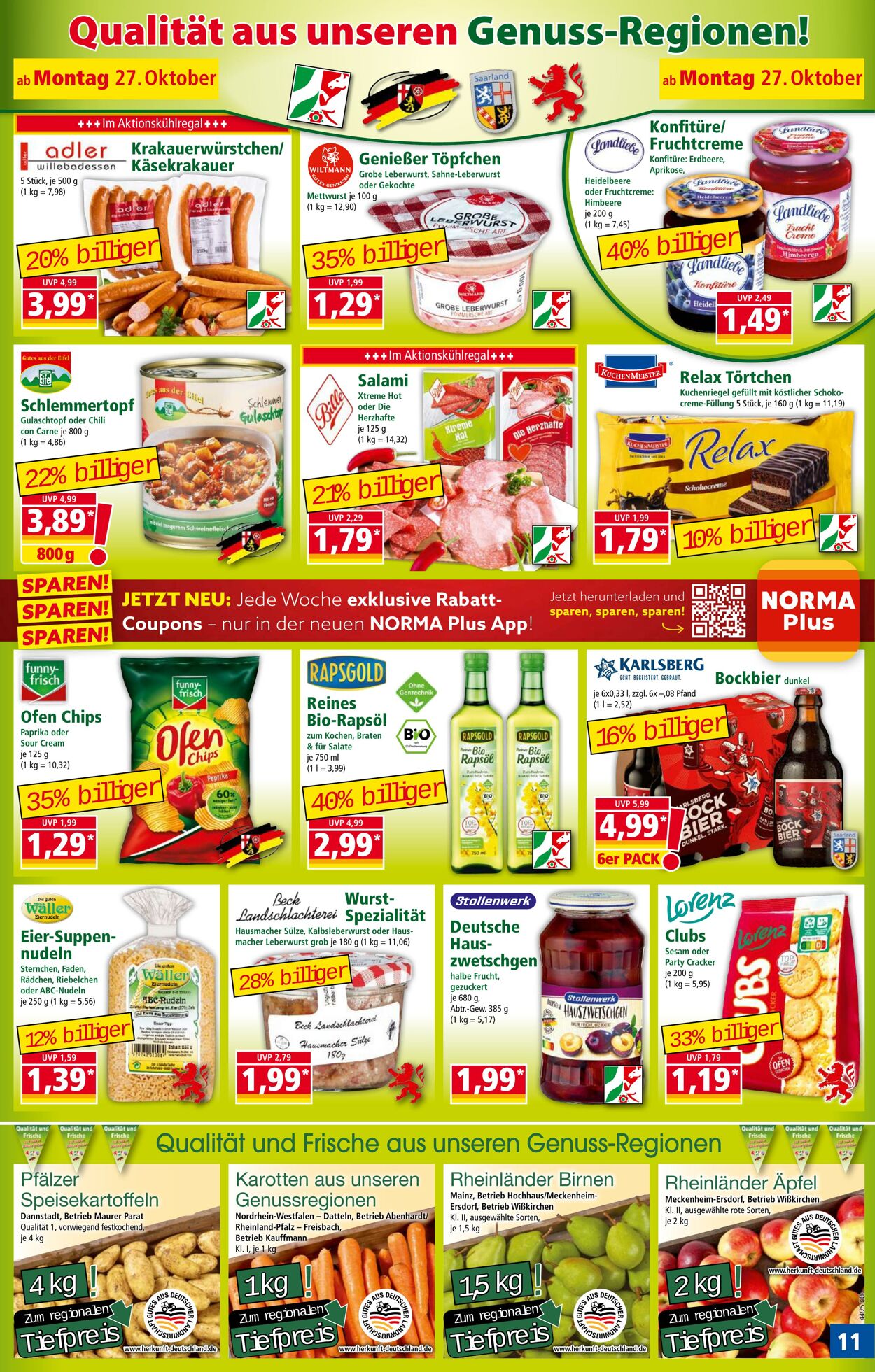 Prospekt Norma 13.10.2025 - 18.10.2025