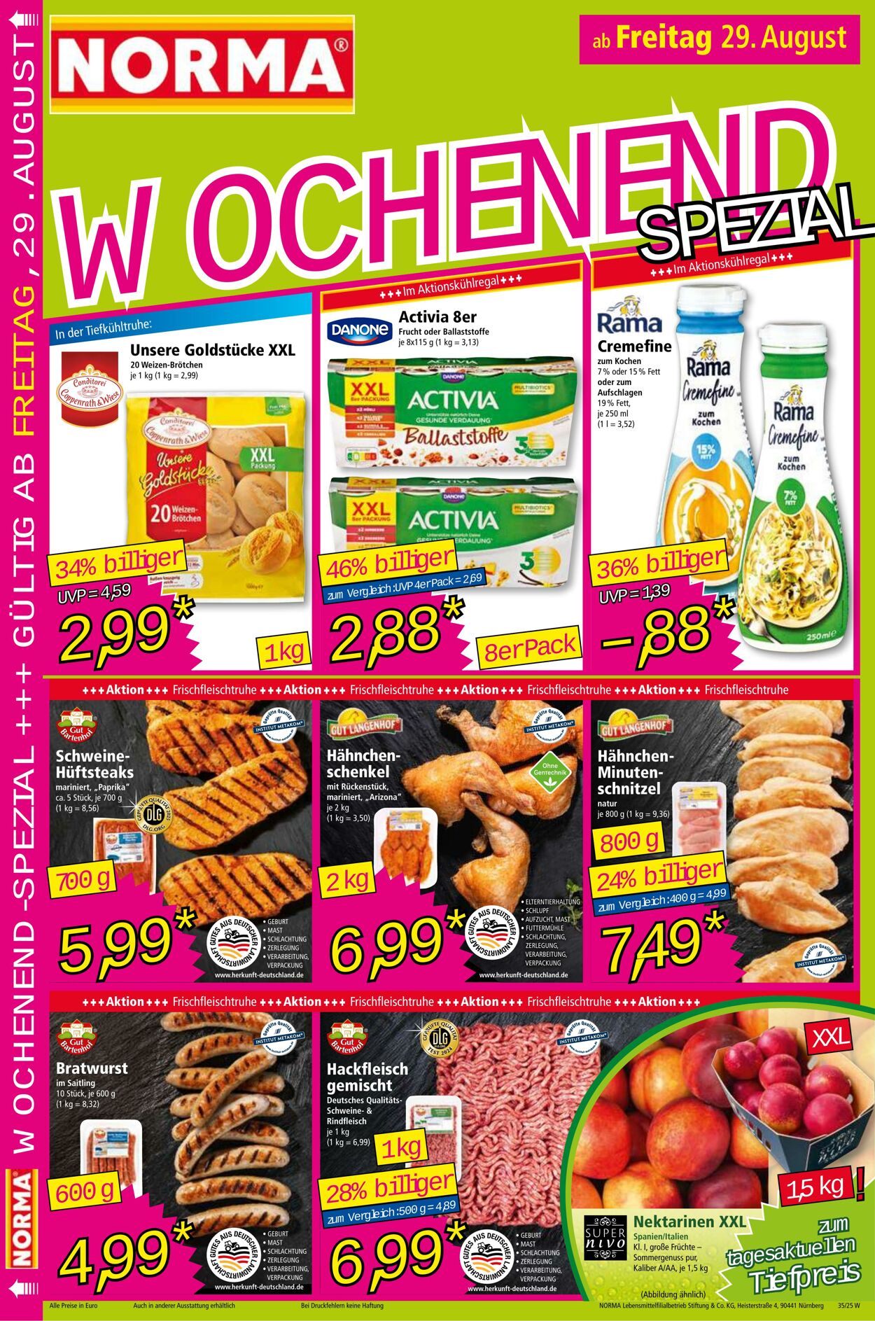 Prospekt Norma 18.08.2025 - 23.08.2025