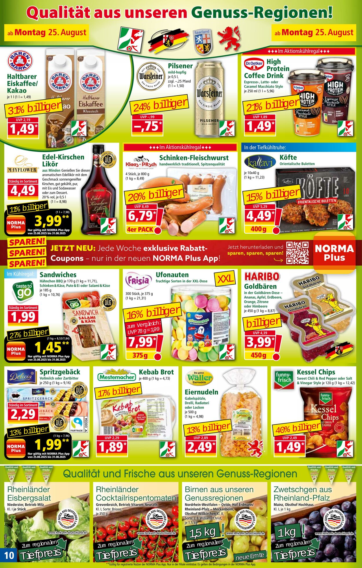 Prospekt Norma 18.08.2025 - 23.08.2025