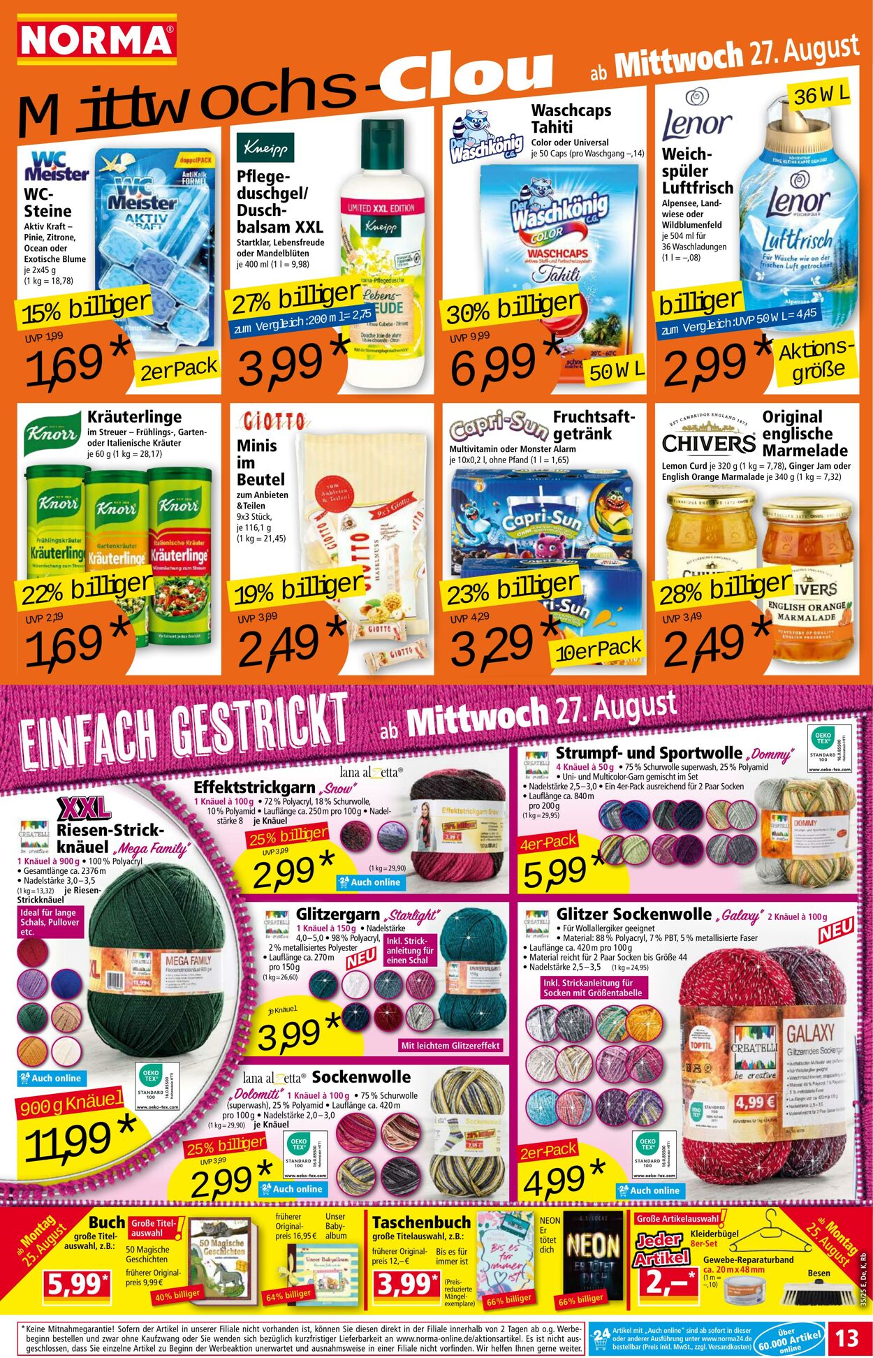 Prospekt Norma 18.08.2025 - 23.08.2025