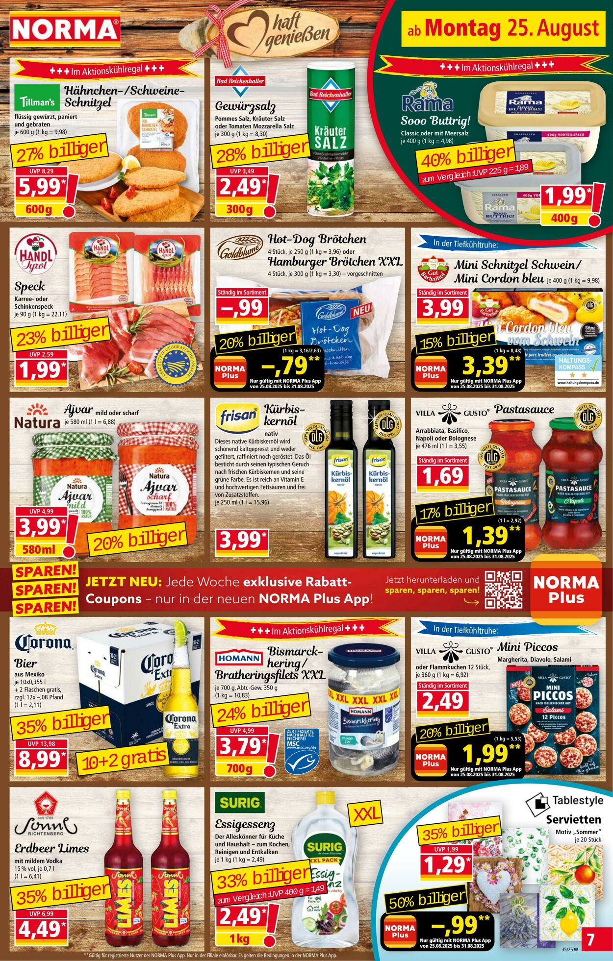 Prospekt Norma 18.08.2025 - 23.08.2025