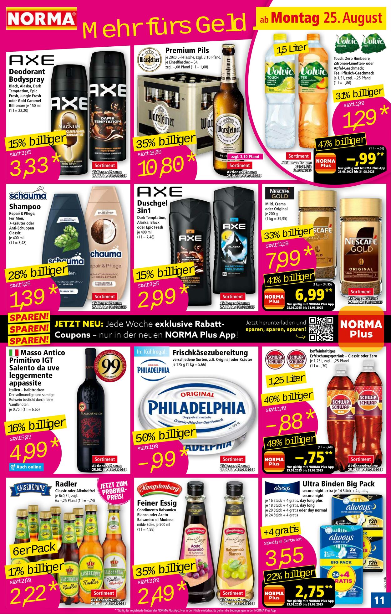 Prospekt Norma 18.08.2025 - 23.08.2025