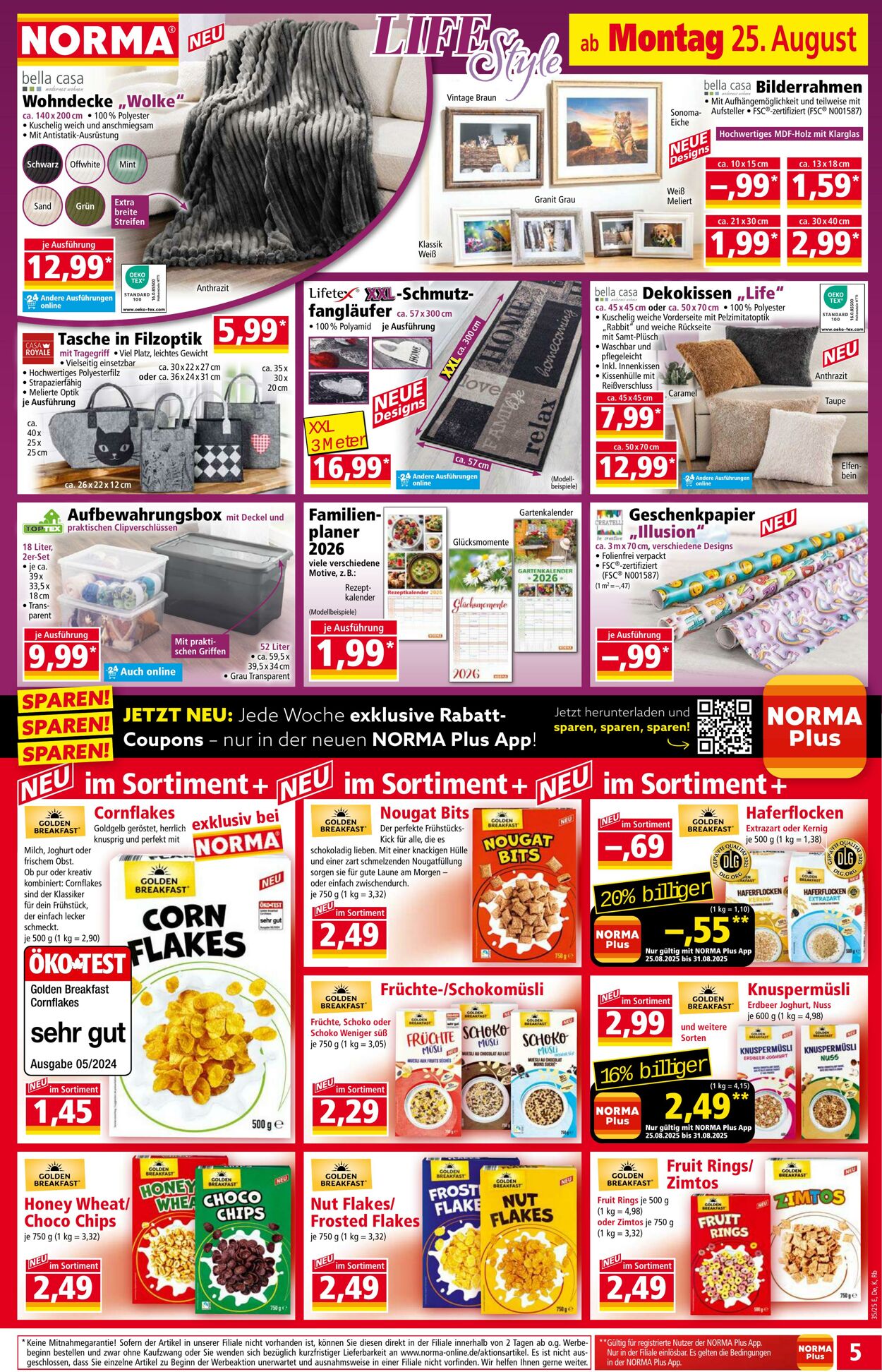 Prospekt Norma 18.08.2025 - 23.08.2025