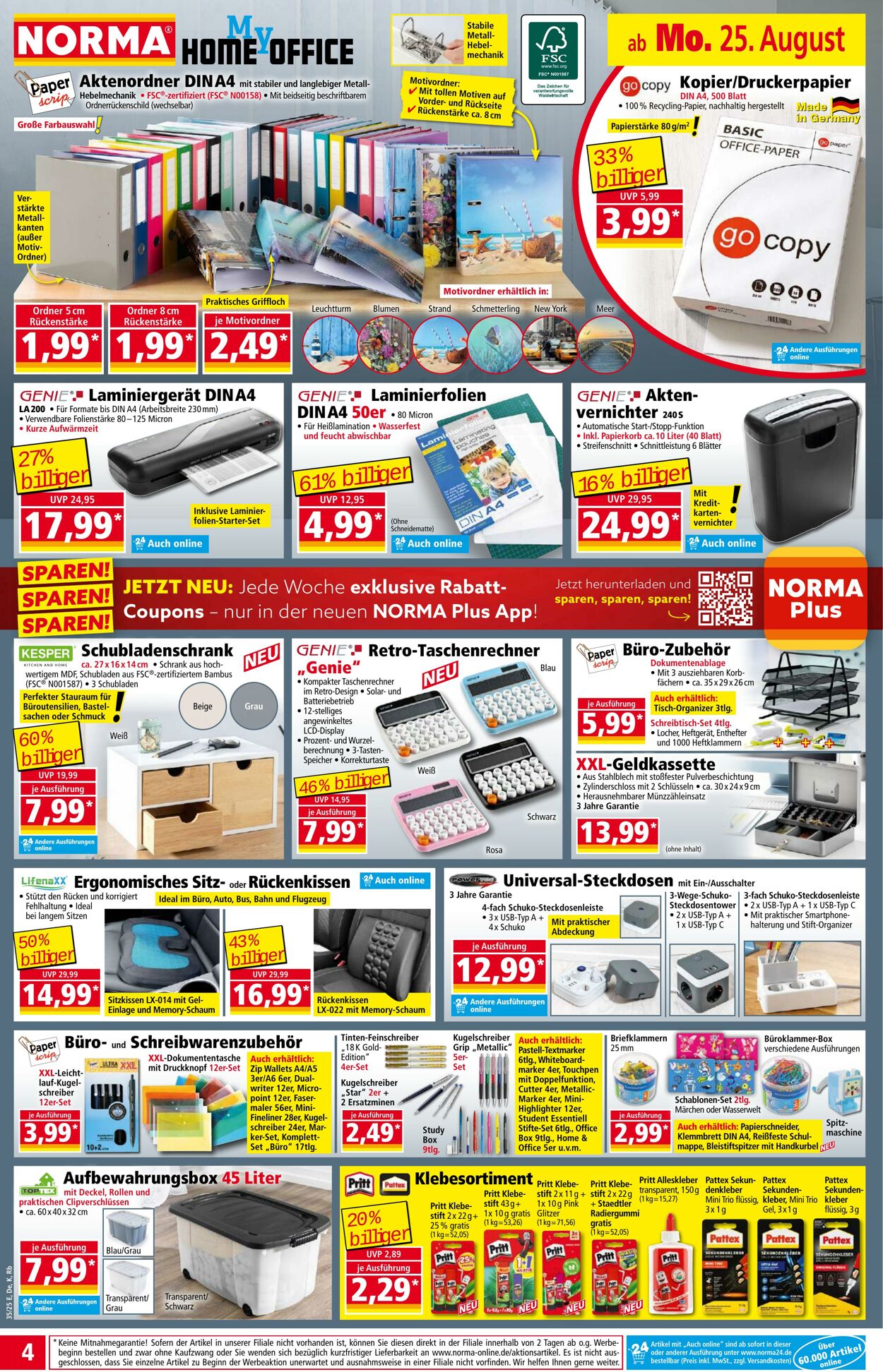 Prospekt Norma 18.08.2025 - 23.08.2025