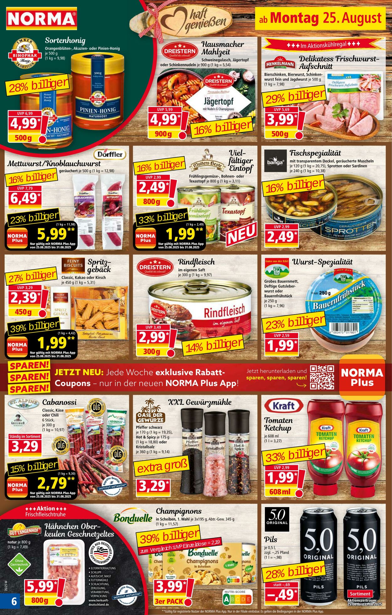 Prospekt Norma 18.08.2025 - 23.08.2025