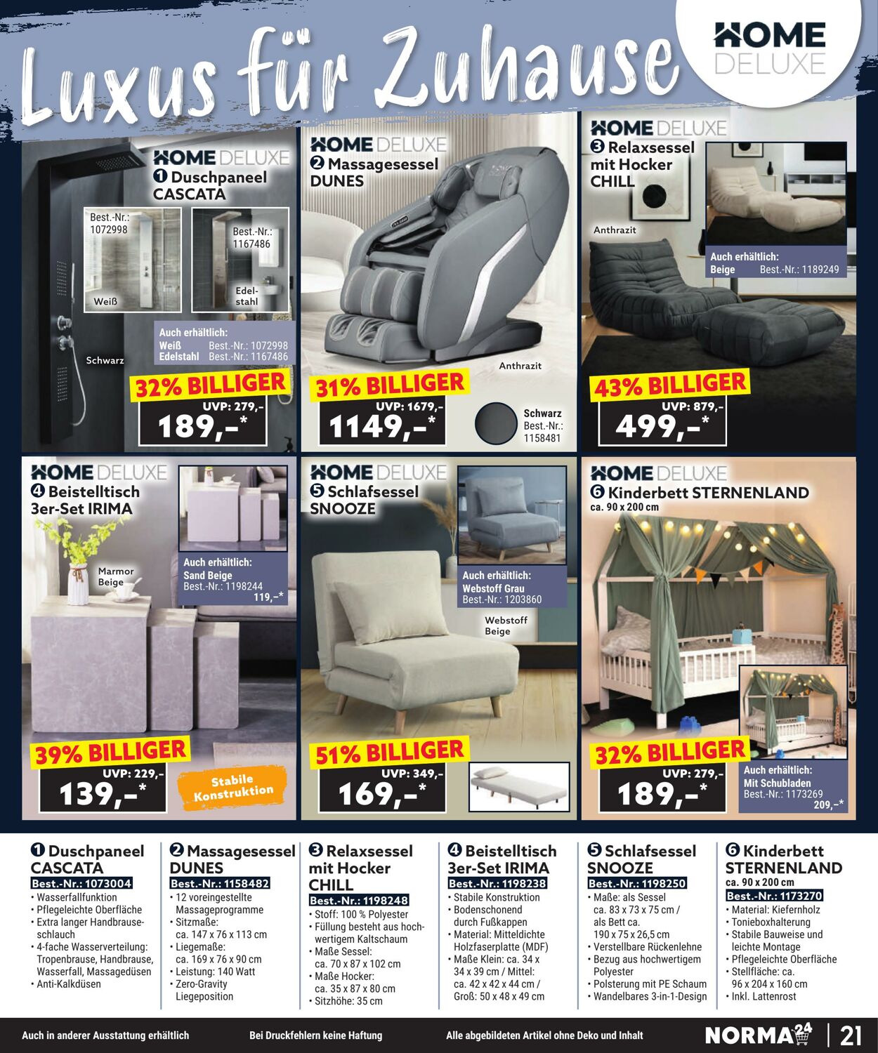 Prospekt Norma 27.10.2025 - 01.11.2025