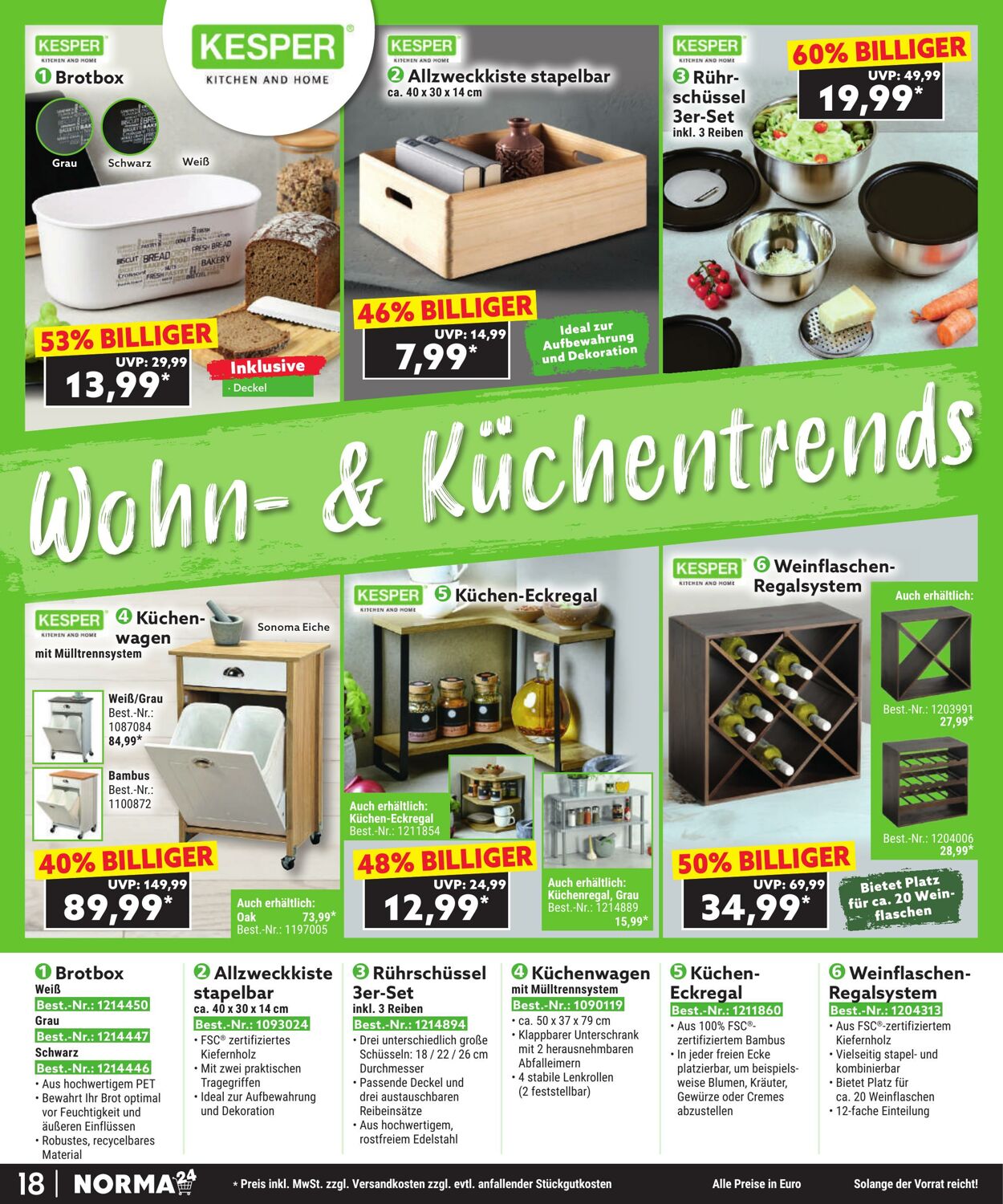 Prospekt Norma 27.10.2025 - 01.11.2025