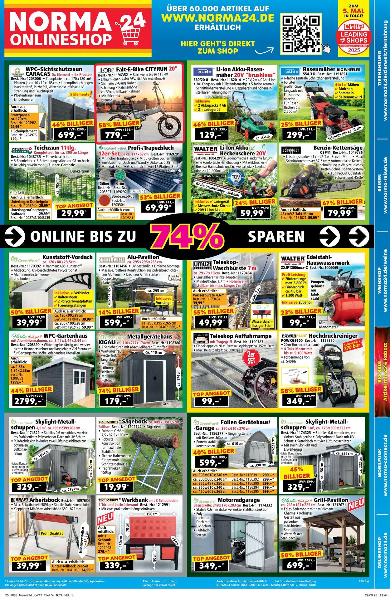 Prospekt Norma 29.09.2025 - 04.10.2025