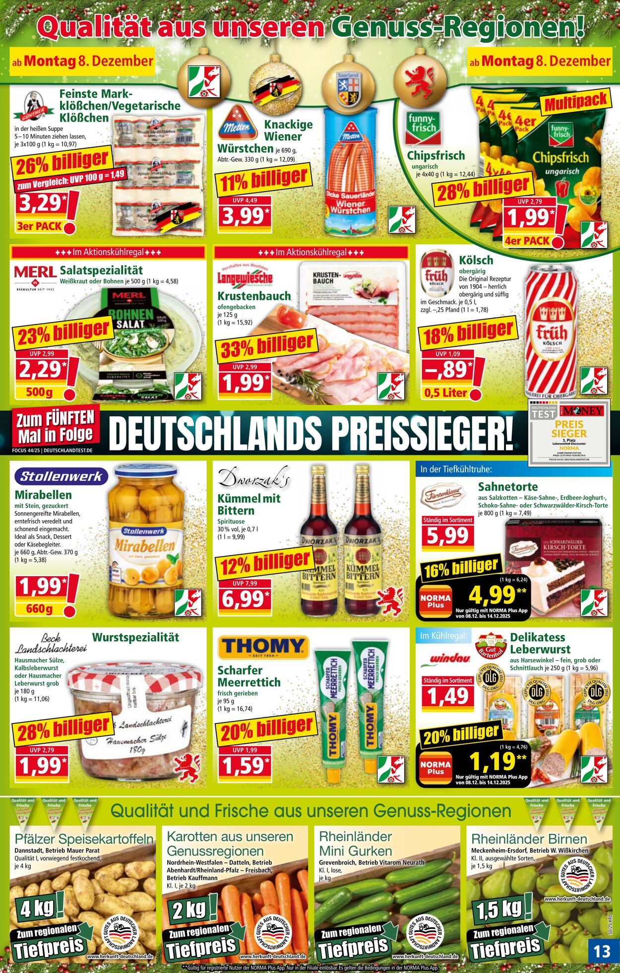 Prospekt Norma 08.12.2025 - 13.12.2025