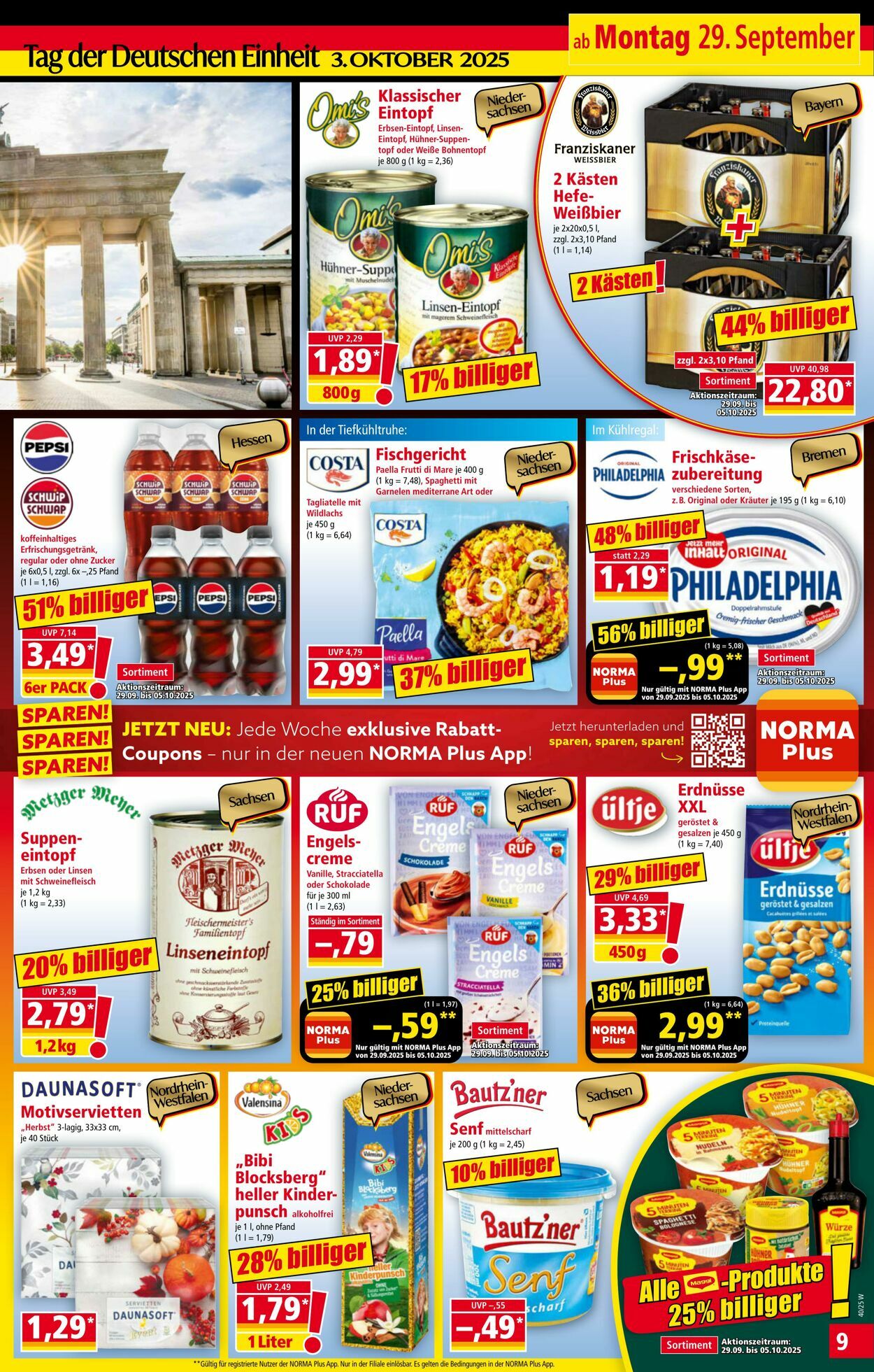 Prospekt Norma 15.09.2025 - 20.09.2025