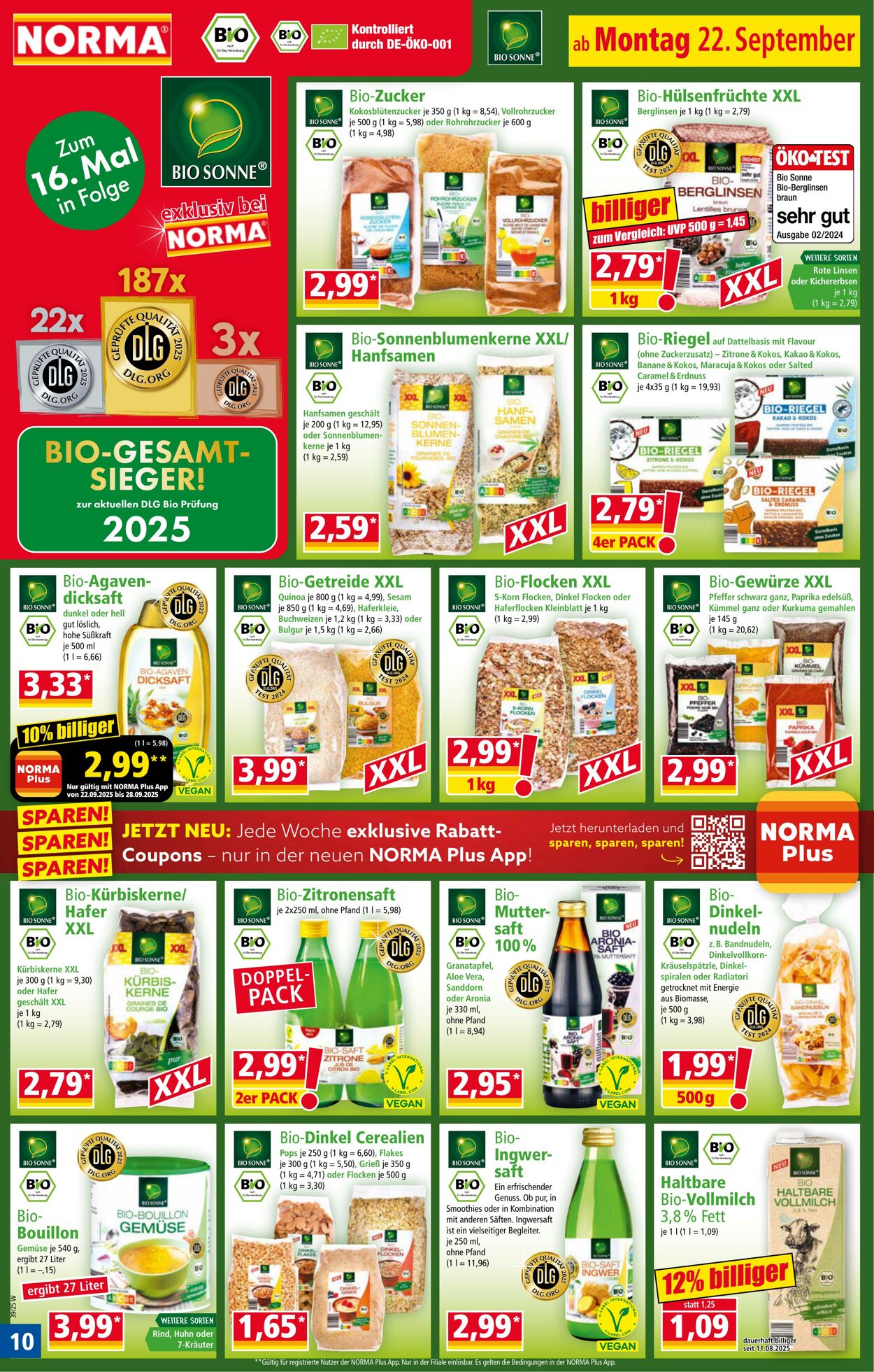 Prospekt Norma 08.09.2025 - 13.09.2025