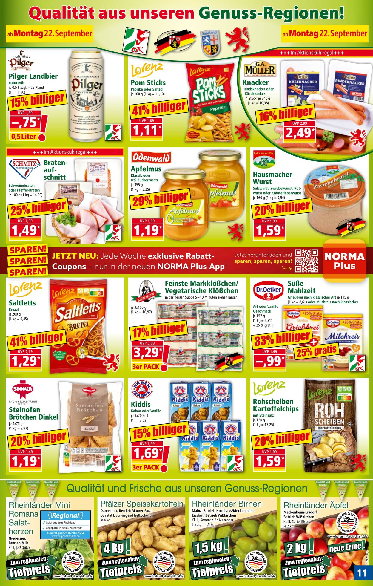 Prospekt Norma 08.09.2025 - 13.09.2025