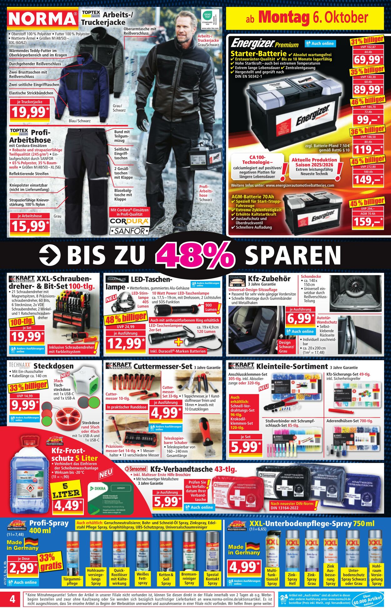 Prospekt Norma 22.09.2025 - 27.09.2025