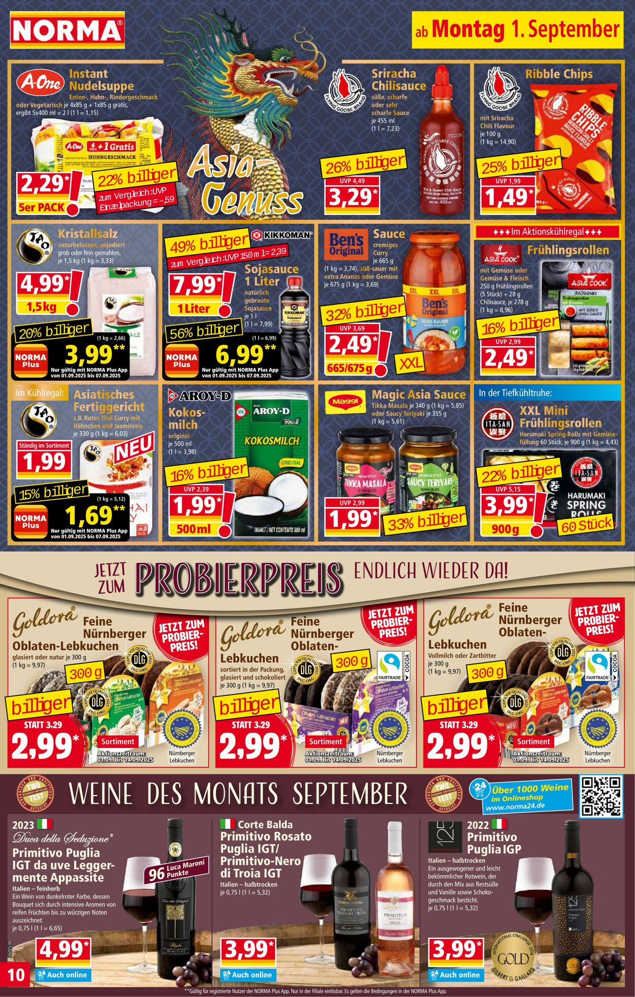 Prospekt Norma 18.08.2025 - 23.08.2025