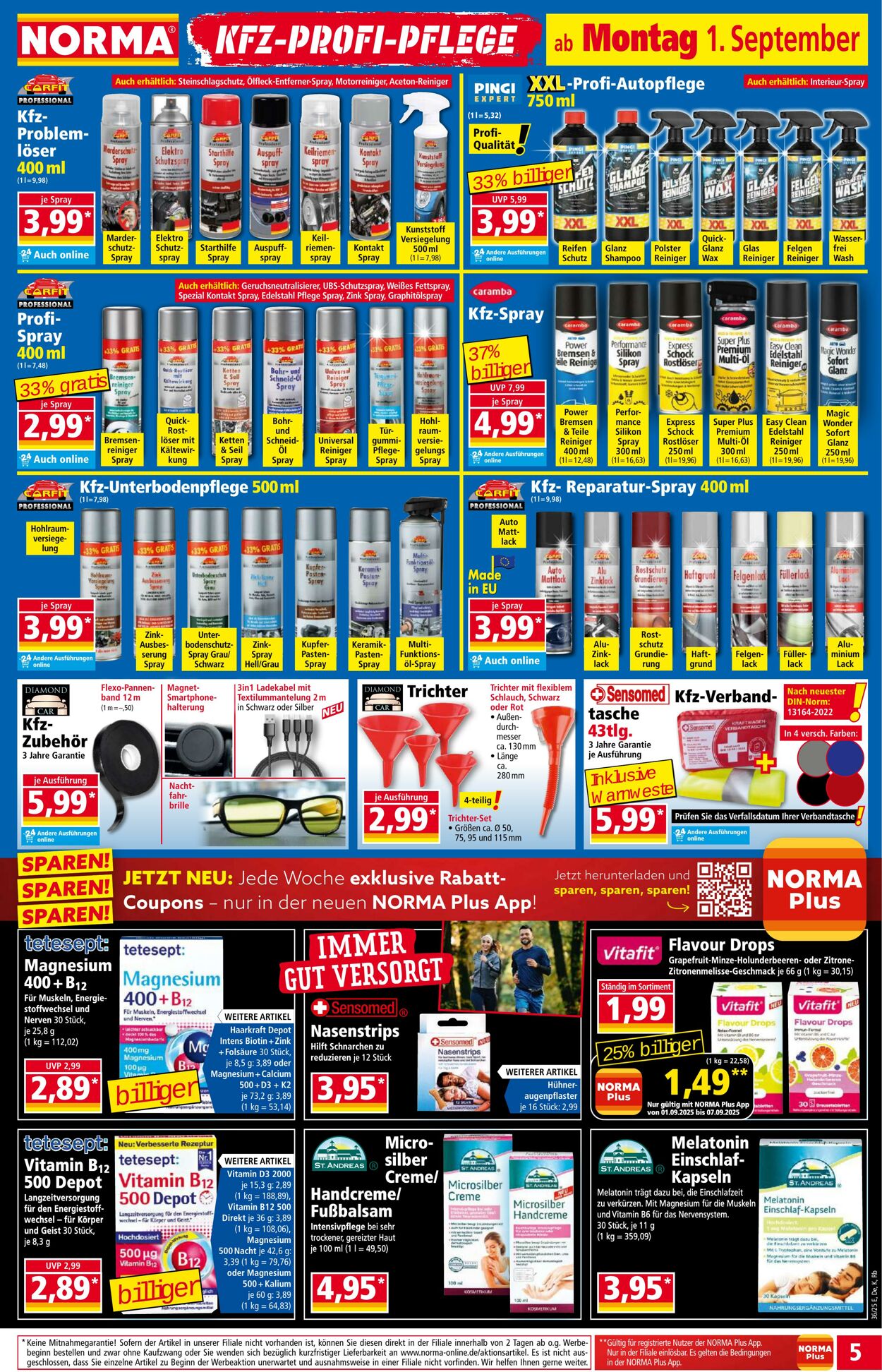 Prospekt Norma 18.08.2025 - 23.08.2025