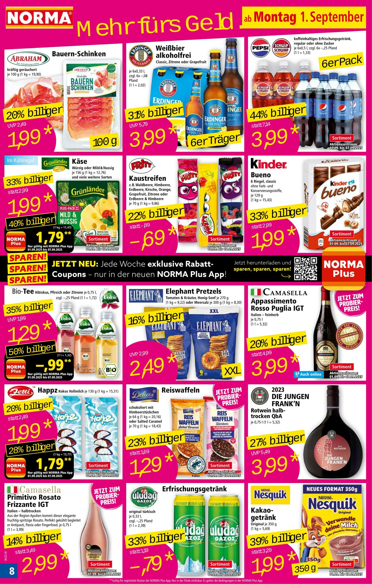 Prospekt Norma 18.08.2025 - 23.08.2025