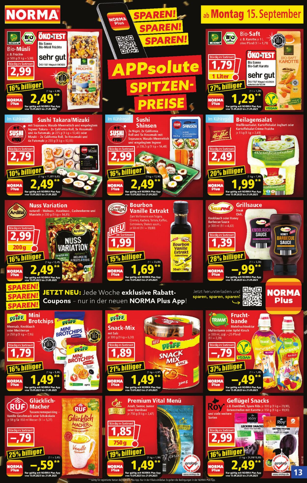 Prospekt Norma 08.09.2025 - 13.09.2025