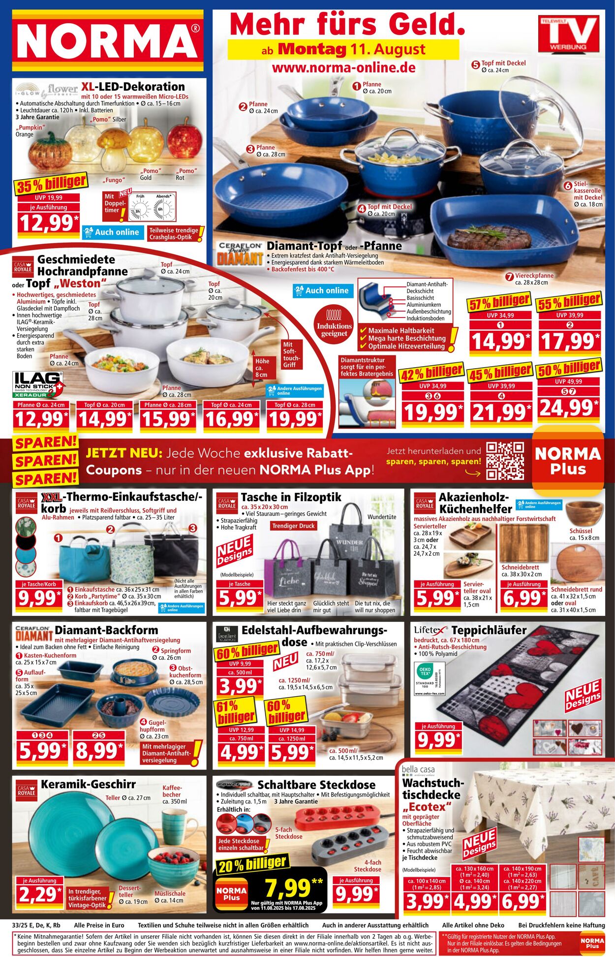 Prospekt Norma 04.08.2025 - 09.08.2025