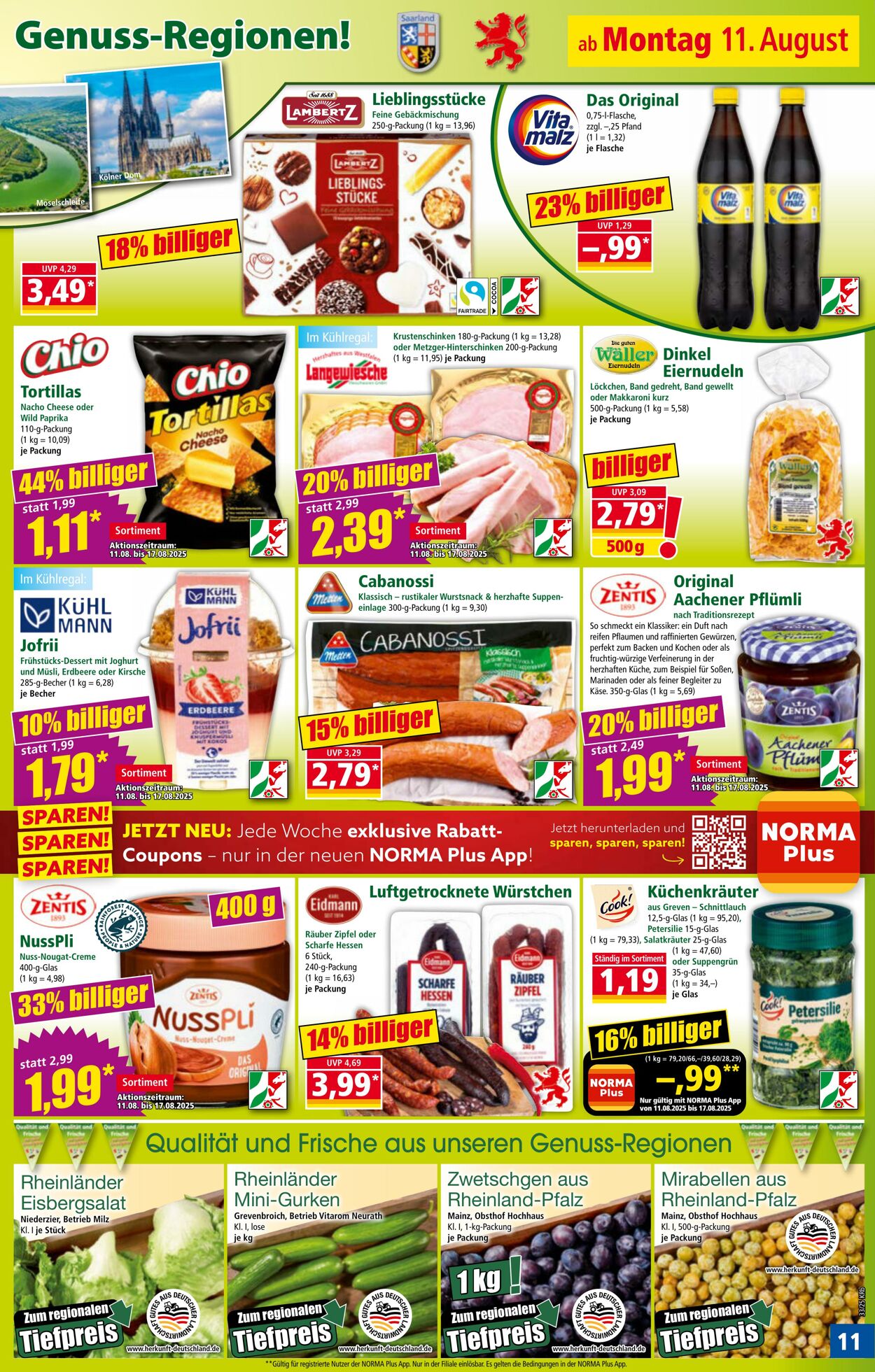 Prospekt Norma 04.08.2025 - 09.08.2025