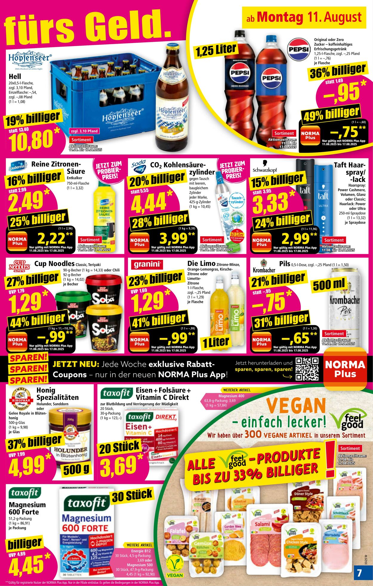 Prospekt Norma 04.08.2025 - 09.08.2025