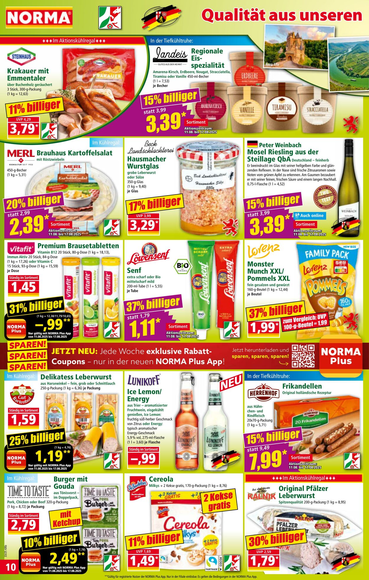 Prospekt Norma 04.08.2025 - 09.08.2025