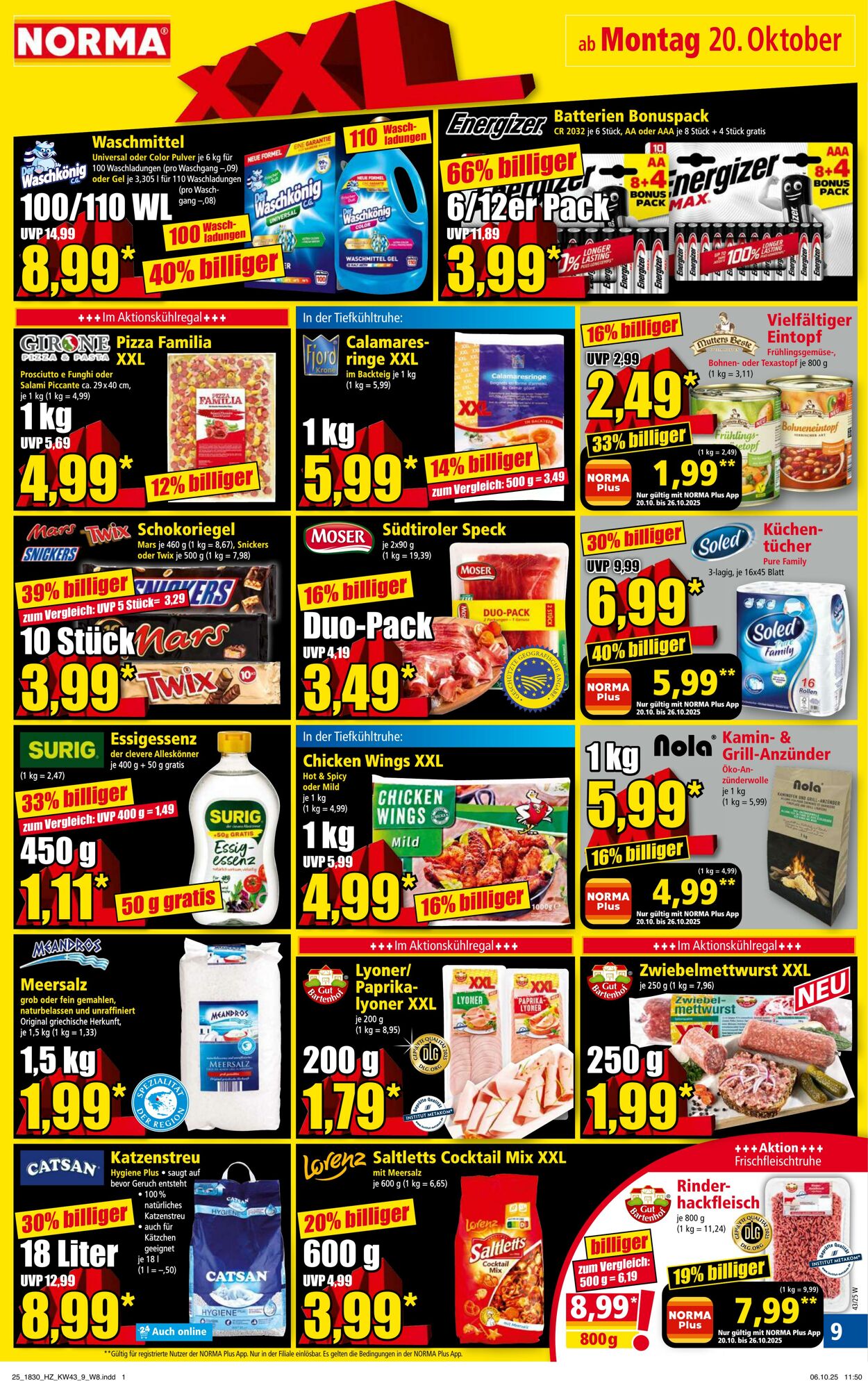 Prospekt Norma 06.10.2025 - 11.10.2025